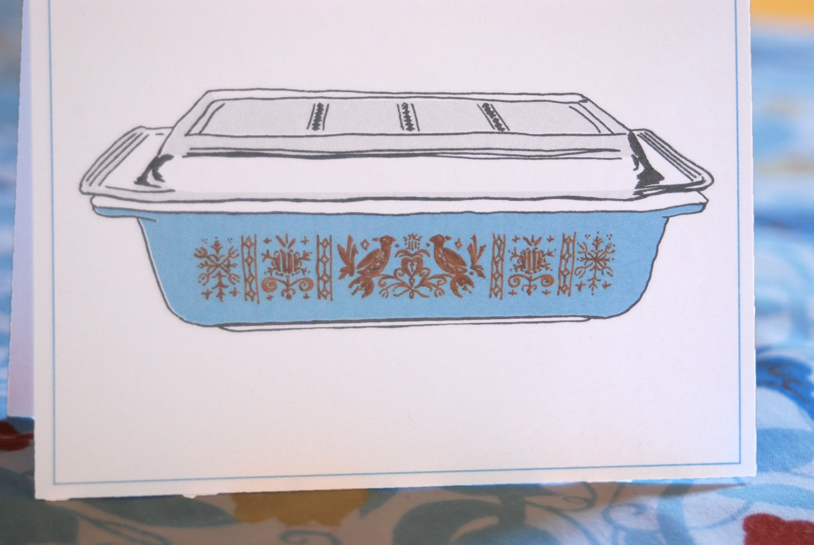 The Pyrex Collective: Vintage Pyrex Hand-Illustrated Recipe Cards