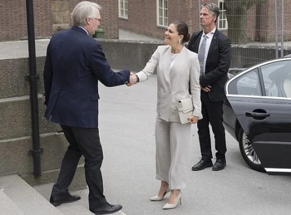 Crown Princess Victoria attended the meeting of Sustainable Development Goals (SDGs) - Keystone Dialogue 2 at the Royal Swedish Academy