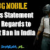 PUBG Mobile Issues Statement With Regards to Recent Ban in India | PRATHAM SHARMA |