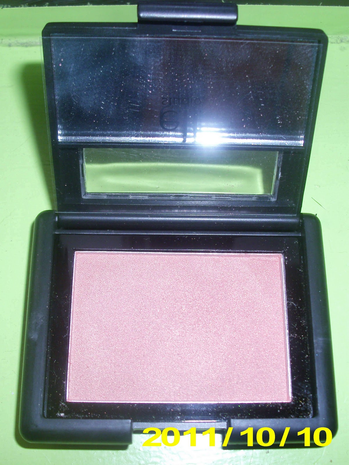 Lipgloss and Glamour Review ELF Studio Blush In Candid Coral