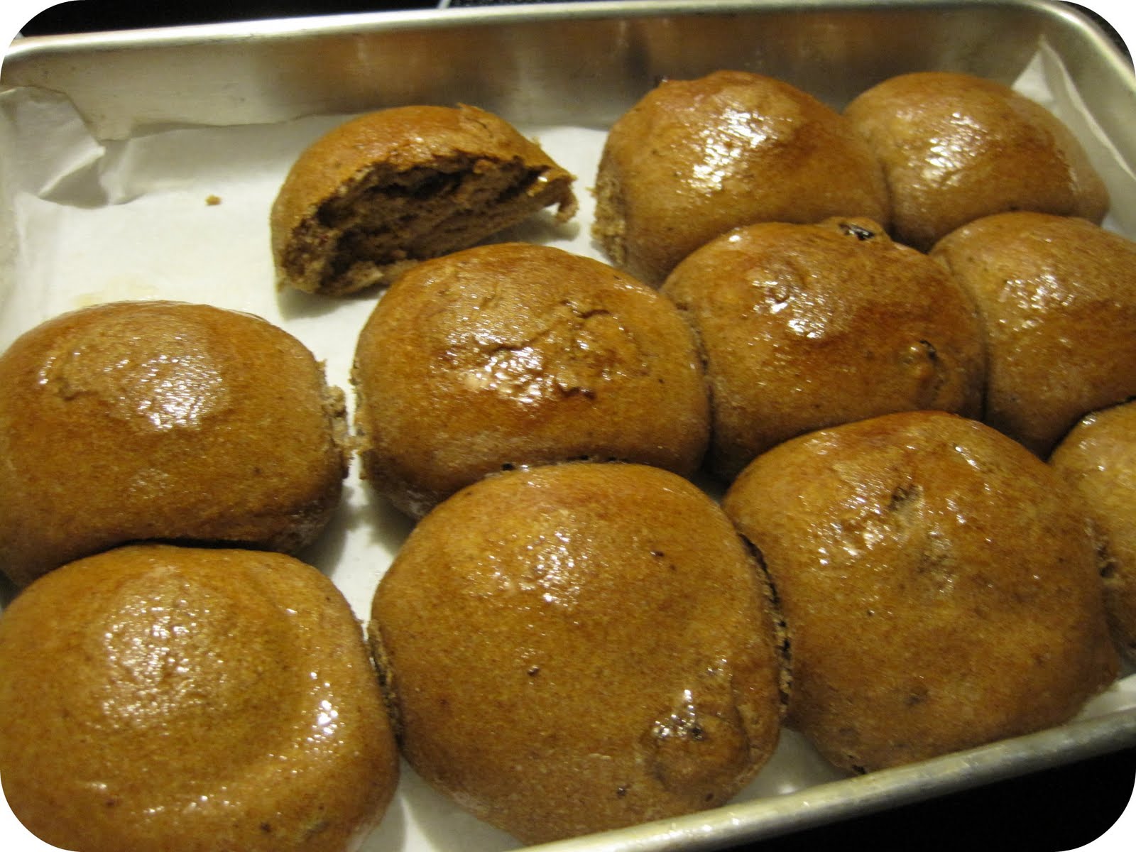 Wholemeal Sourdough Hot Cross Buns Sourdough