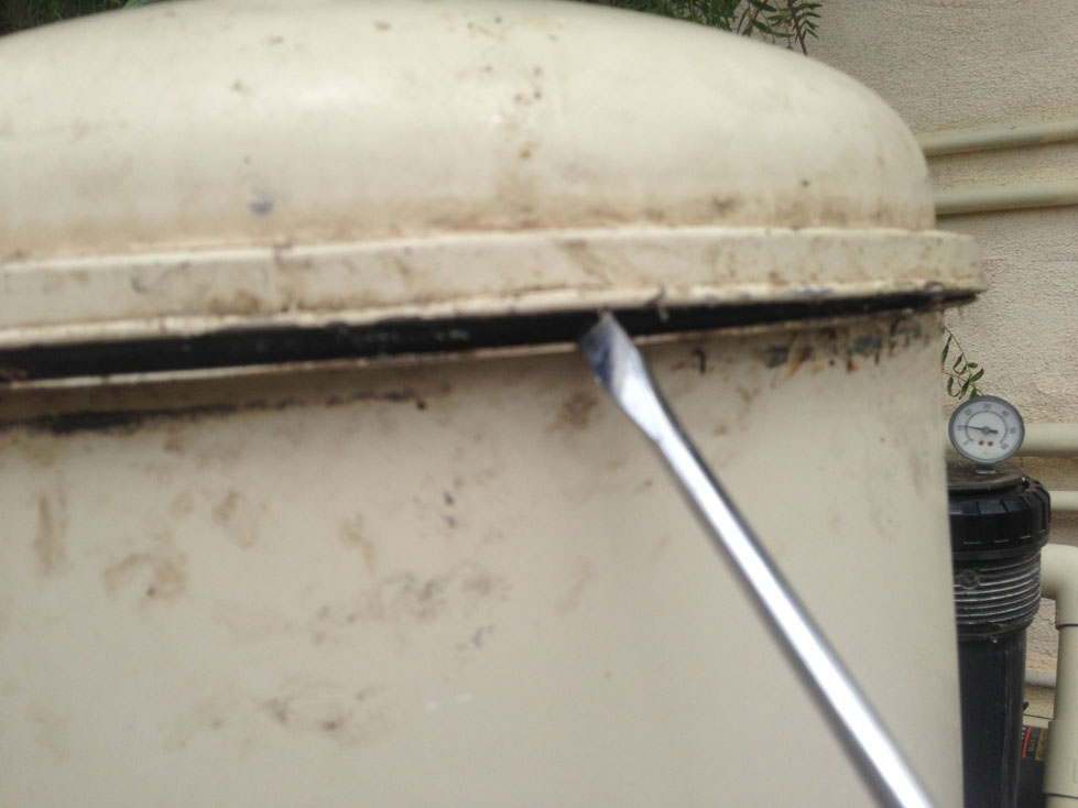 Wine Country Pools And Supplies Pentair Purex Triton 2000 SMBW Filter Lid Stuck