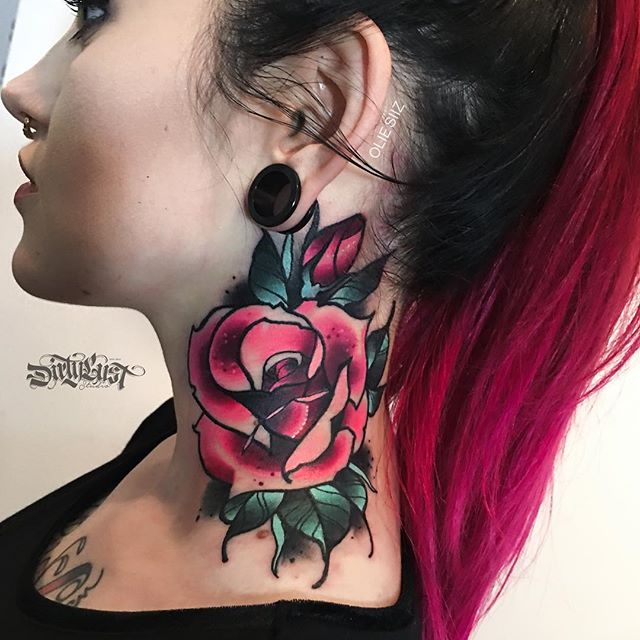  Gambar  Tato  Bunga  Mawar  Rose Terbaru Sederhana Tapi Keren 