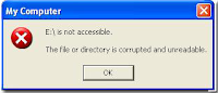 File-directory -corrupted- unreadable