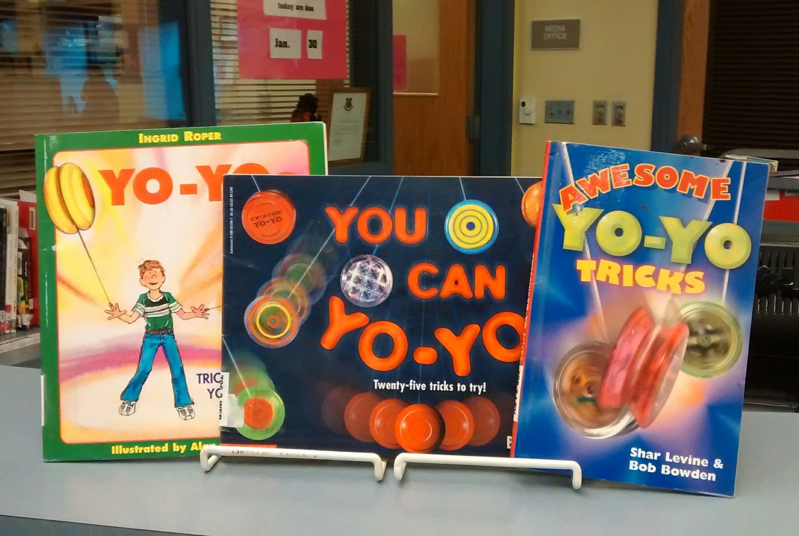 CynthiaParkhill YoYo books in Bellview library