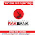 Various Job Openings at RAKBANK