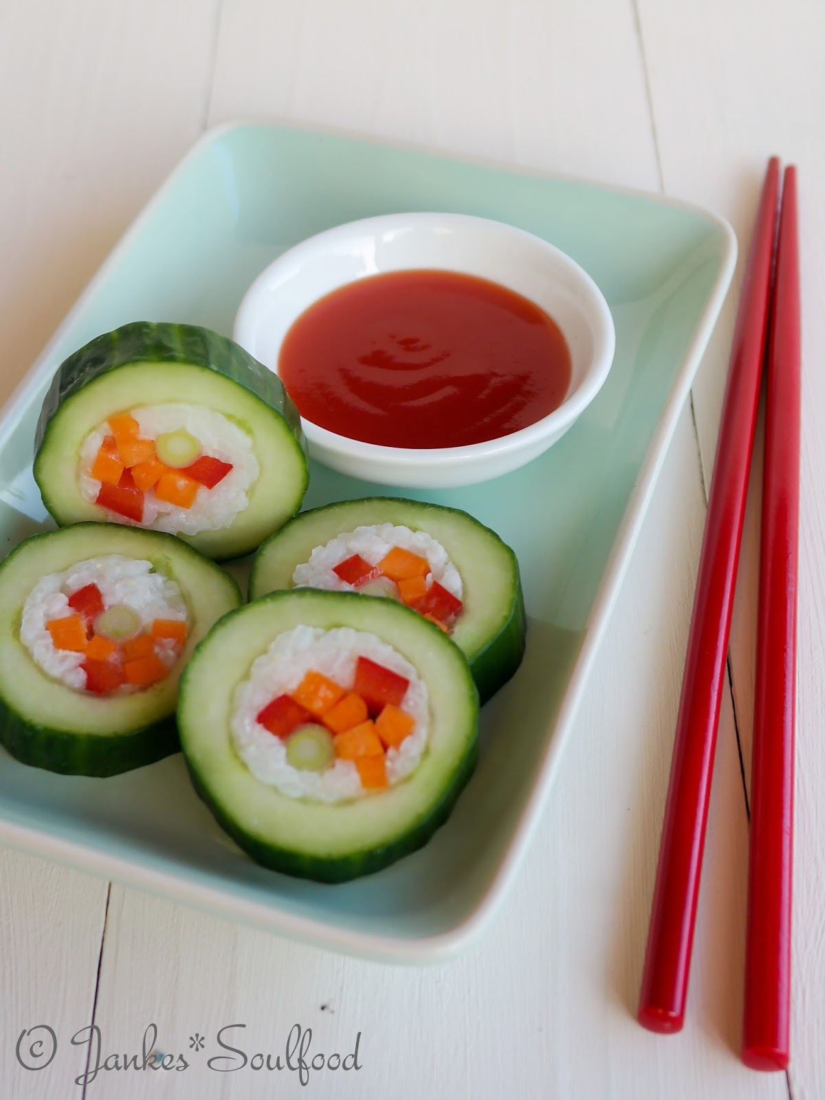 Cucumber Sushi Rolls von Jankes*Soulfood