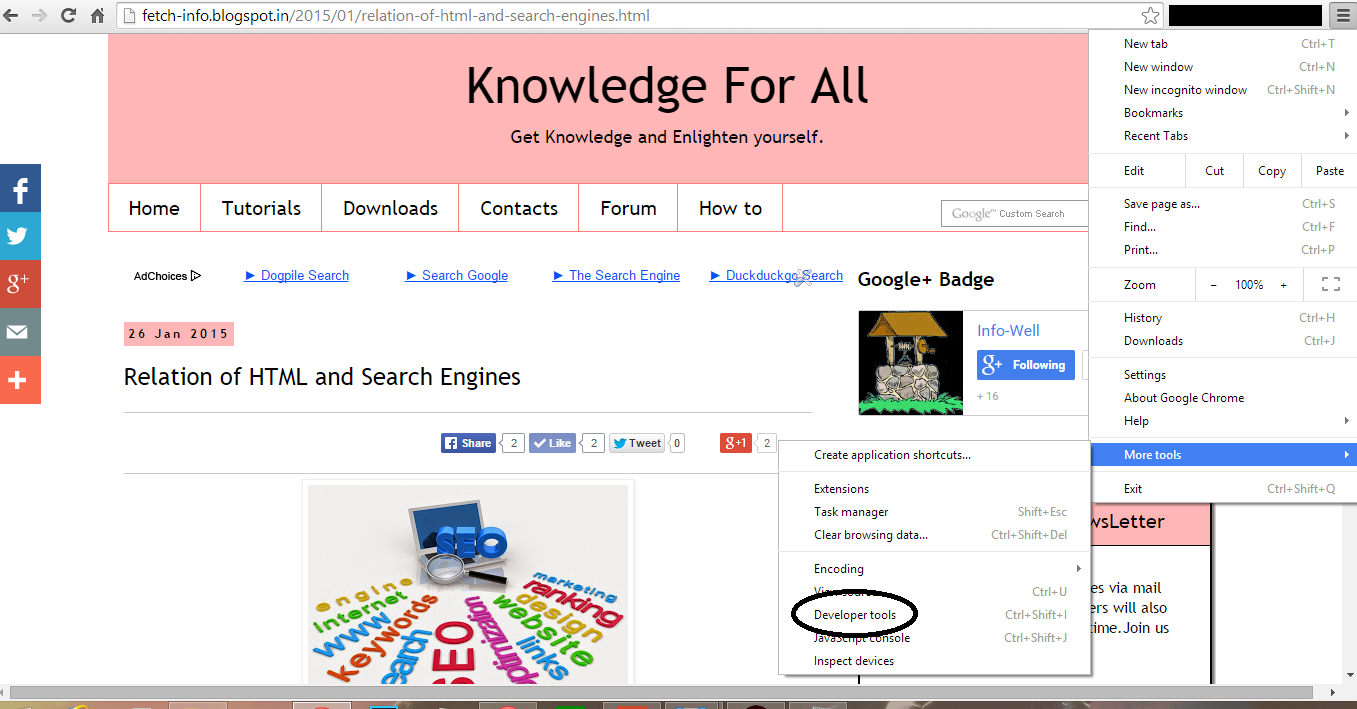 Identify Your Google Chrome's Limits