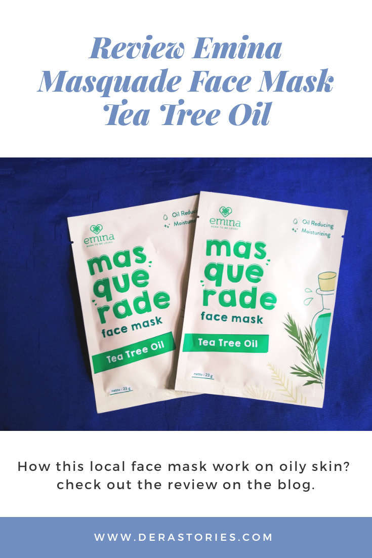 Review Emina Masquerade Face Mask Tea Tree Oil Derastories