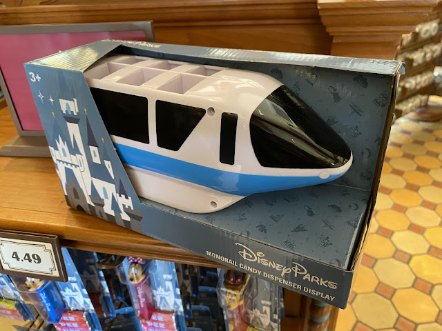 Disney Parks Monorail, PEZ Candy Dispensers, display, Disney California Adventure