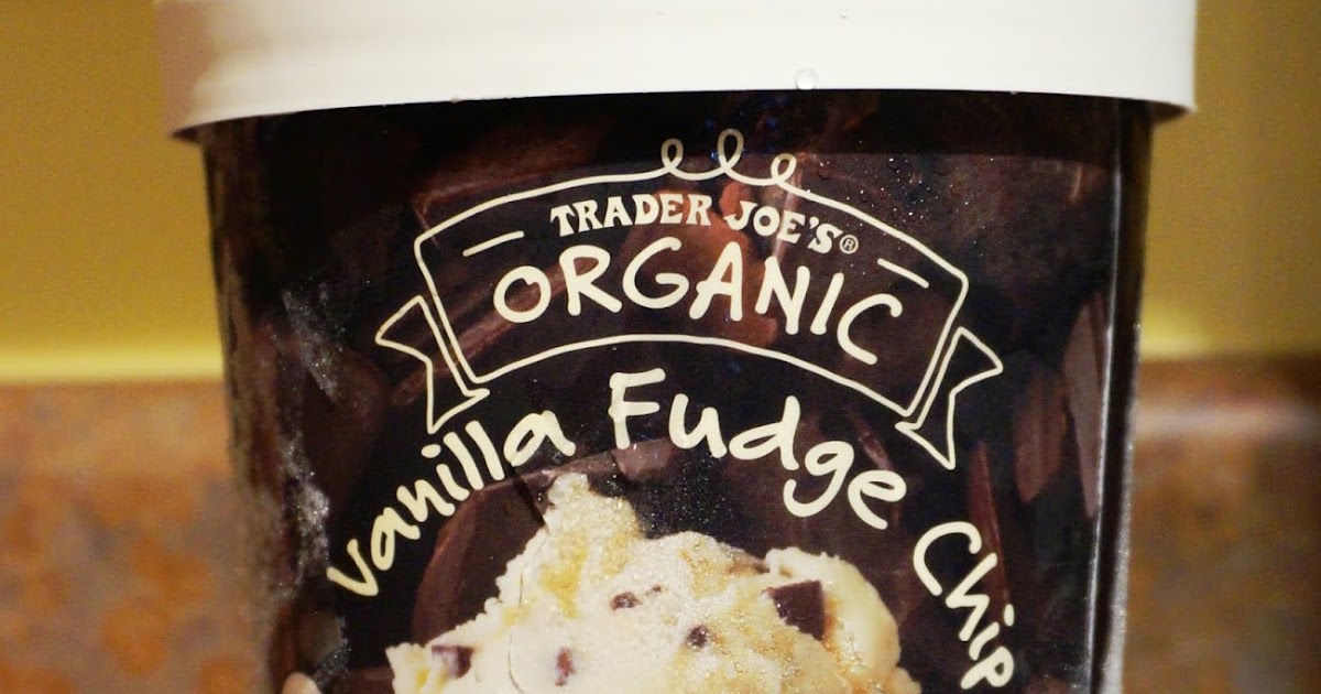 Exploring Trader Joe's Trader Joe's Organic Vanilla Fudge Chip Ice Cream