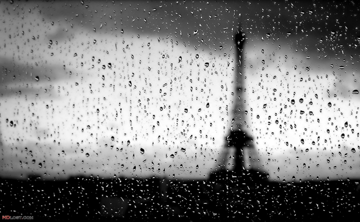 Paris Eiffel Tower Rain
