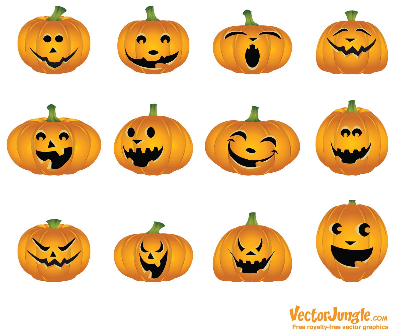 clipart of funny pumpkin faces - photo #40