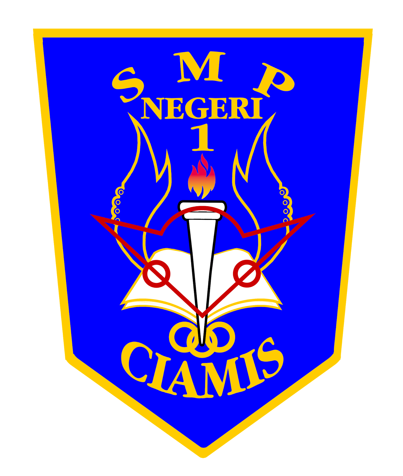 GAMBAR LOGO SMPN 1 CIAMIS TAHUN 2017 - SMPN 1 Ciamis