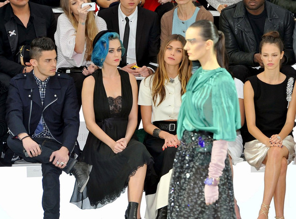KatyPerry-Only: Katy Perry at Chanel fashion show in Paris 6.3.2012
