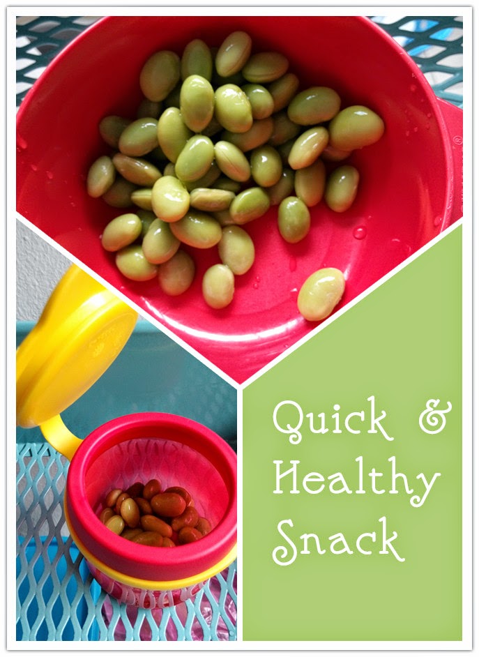 Super Quick Snack for Toddlers Edamame 准备快速的健康小点心