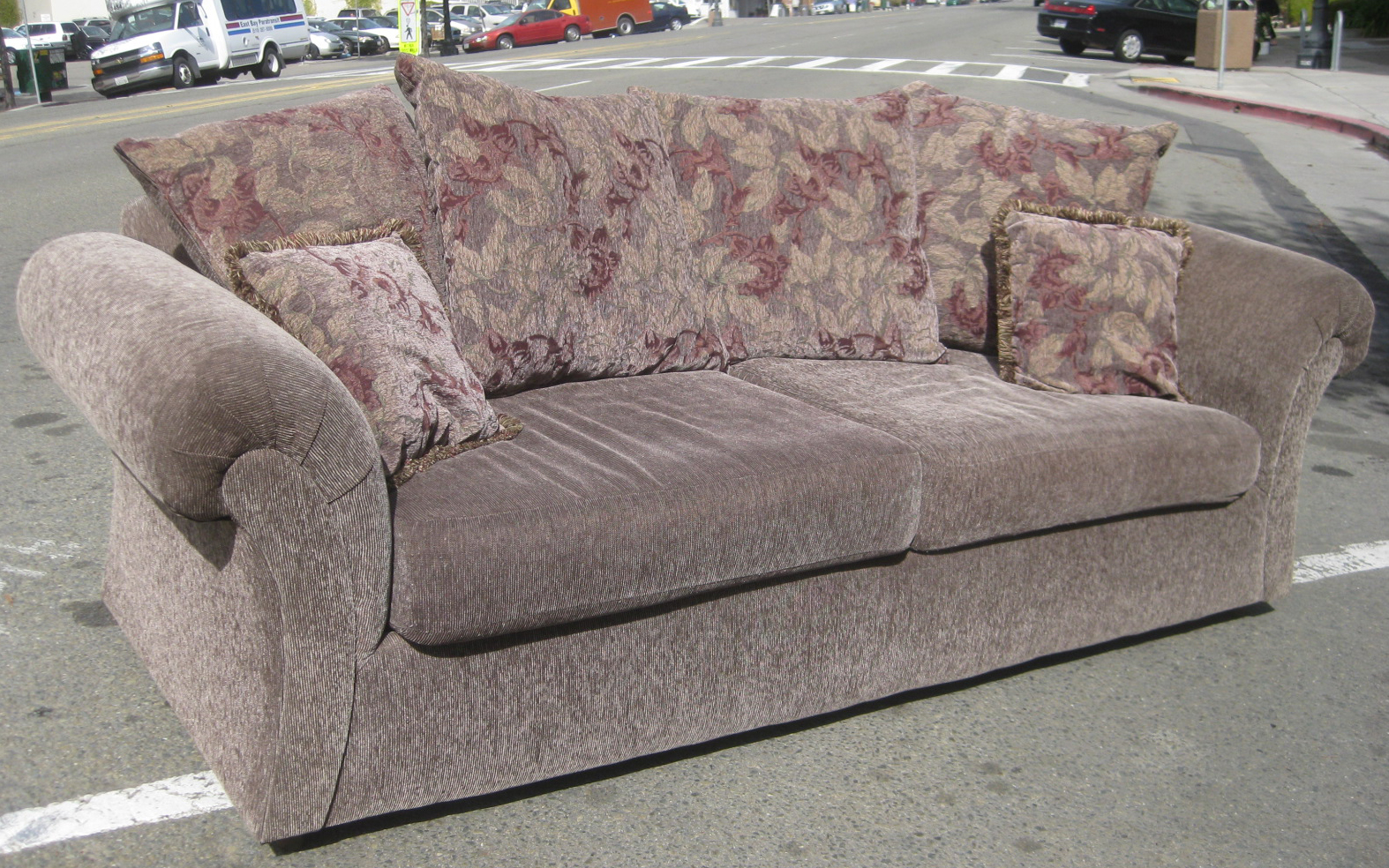 UHURU FURNITURE & COLLECTIBLES SOLD Plump Plumb Sofa 175