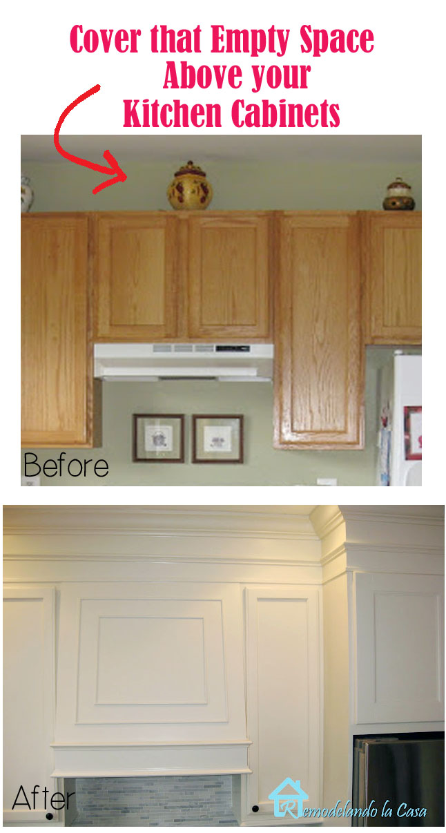 Space Between Kitchen Cabinets