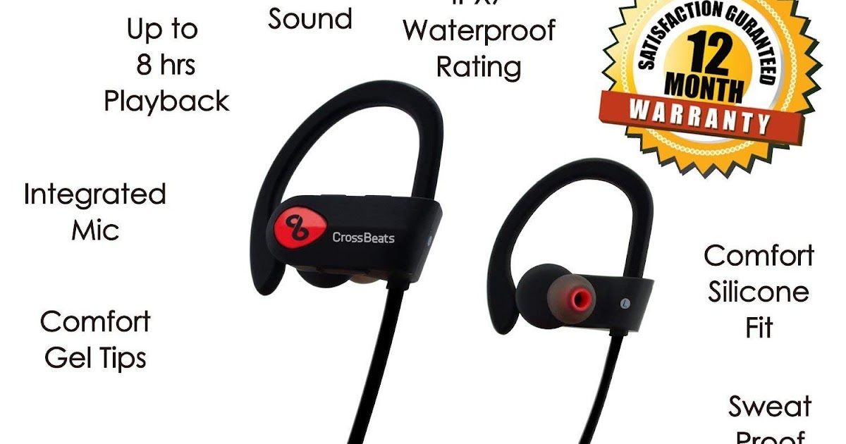 crossbeats wave waterproof bluetooth wireless earphones review