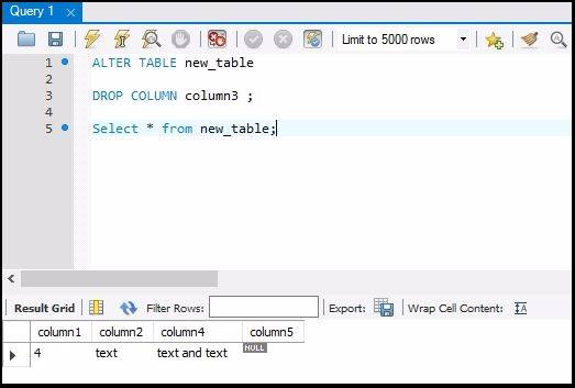 SQL에서 열을 삭제하는 방법 - how to delete column in sql