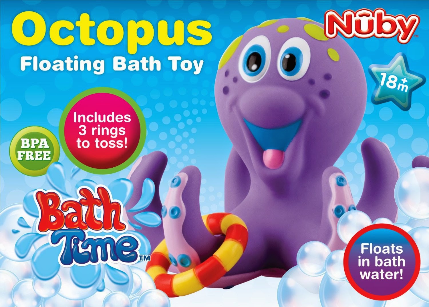 All Things Children: Nuby Octopus Bath Time Toss
