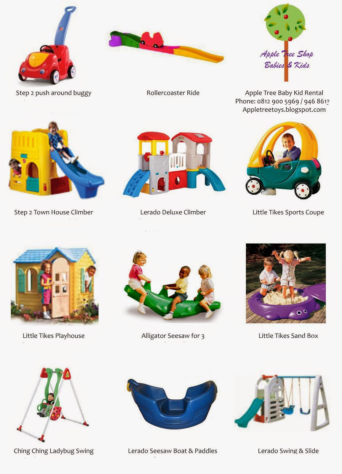 Sewa Mainan dan Kids Corner Jakarta: Product