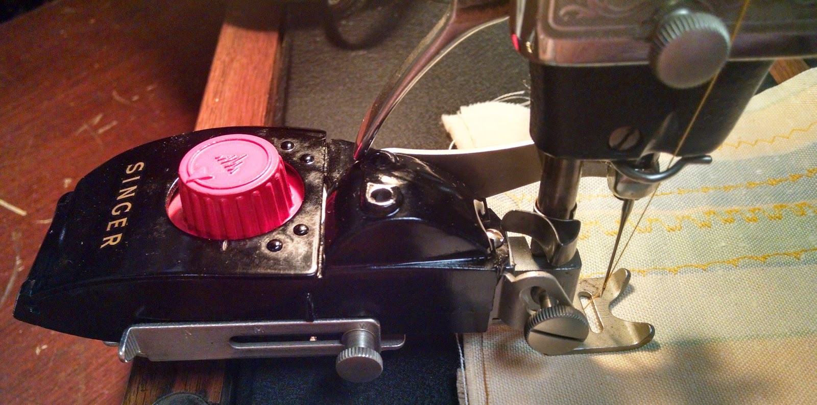 Sewing Machine Mavin Zig Zagging Along