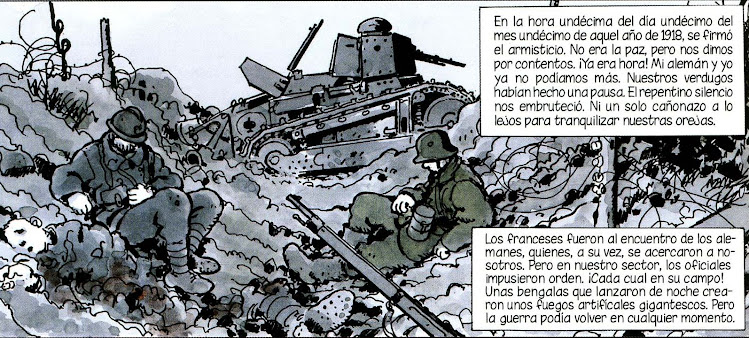 A LA SOMBRA DE LA SABINA: ¡PUTA GUERRA! 1914-1919. El arte del cómic.