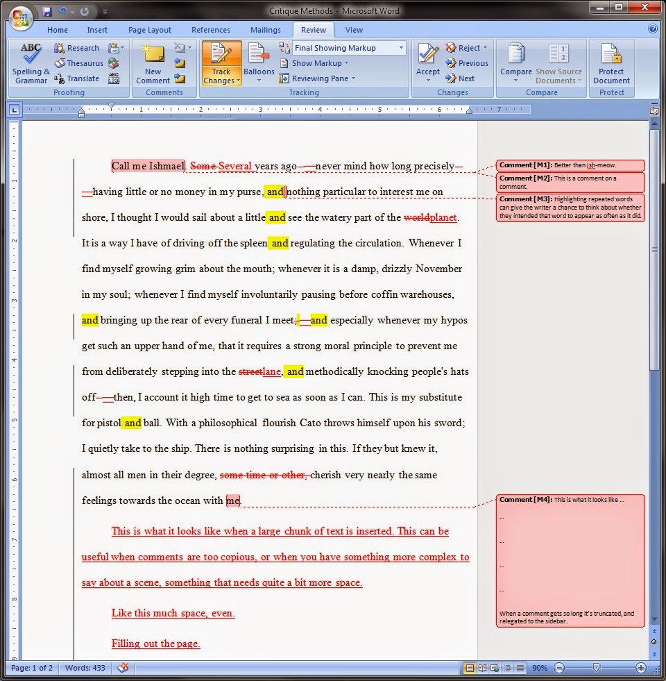 PROJECT MAYHEM: Critique Methods Part II, by Matthew MacNish