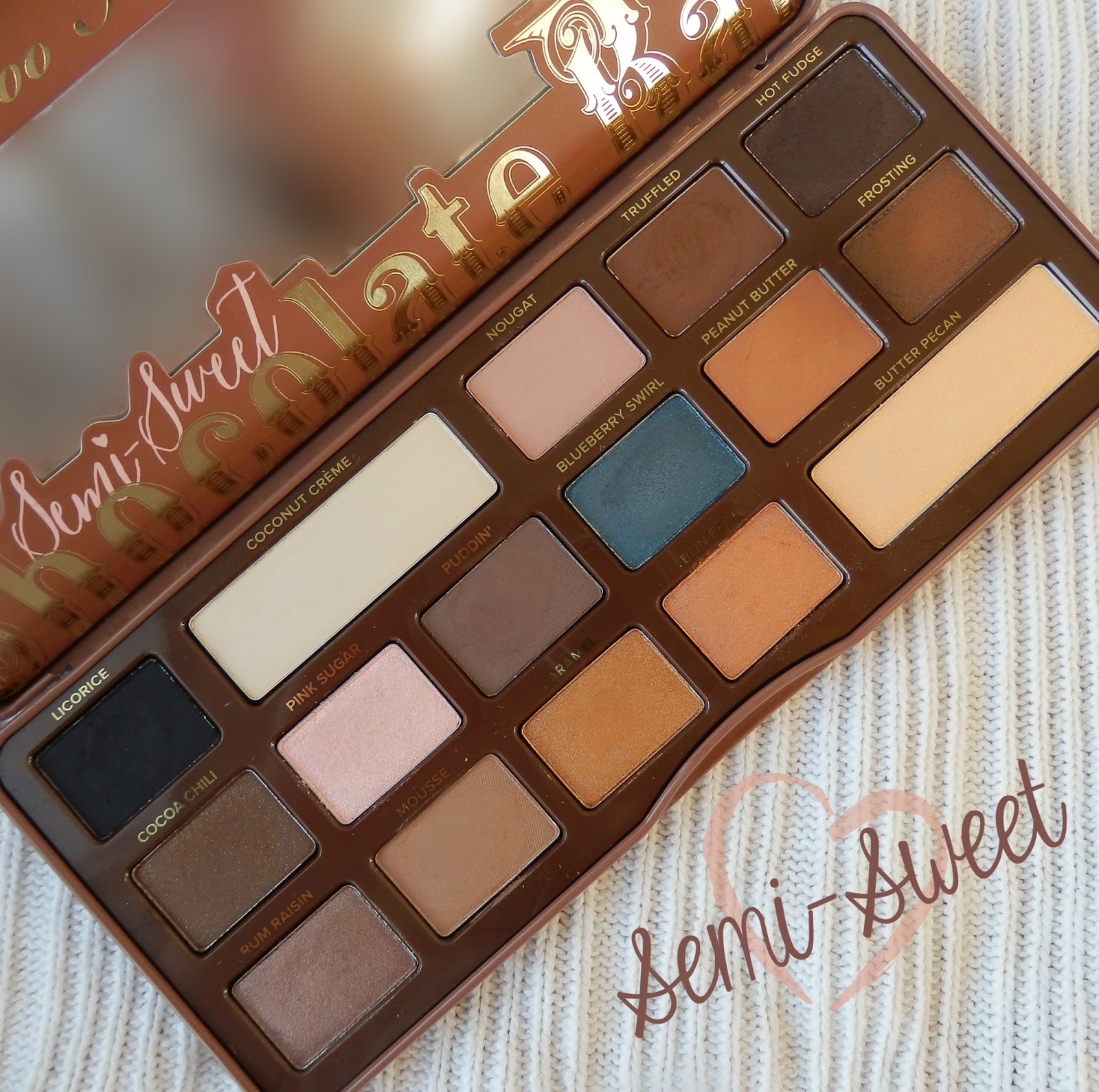 Peanut Butter Made Me Do It Too Faced Semi Sweet Chocolate Bar