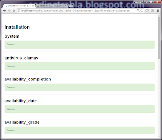 Install Moodle 3.1.1 eLearning PHP LMS on Windows XAMPP tutorial 32