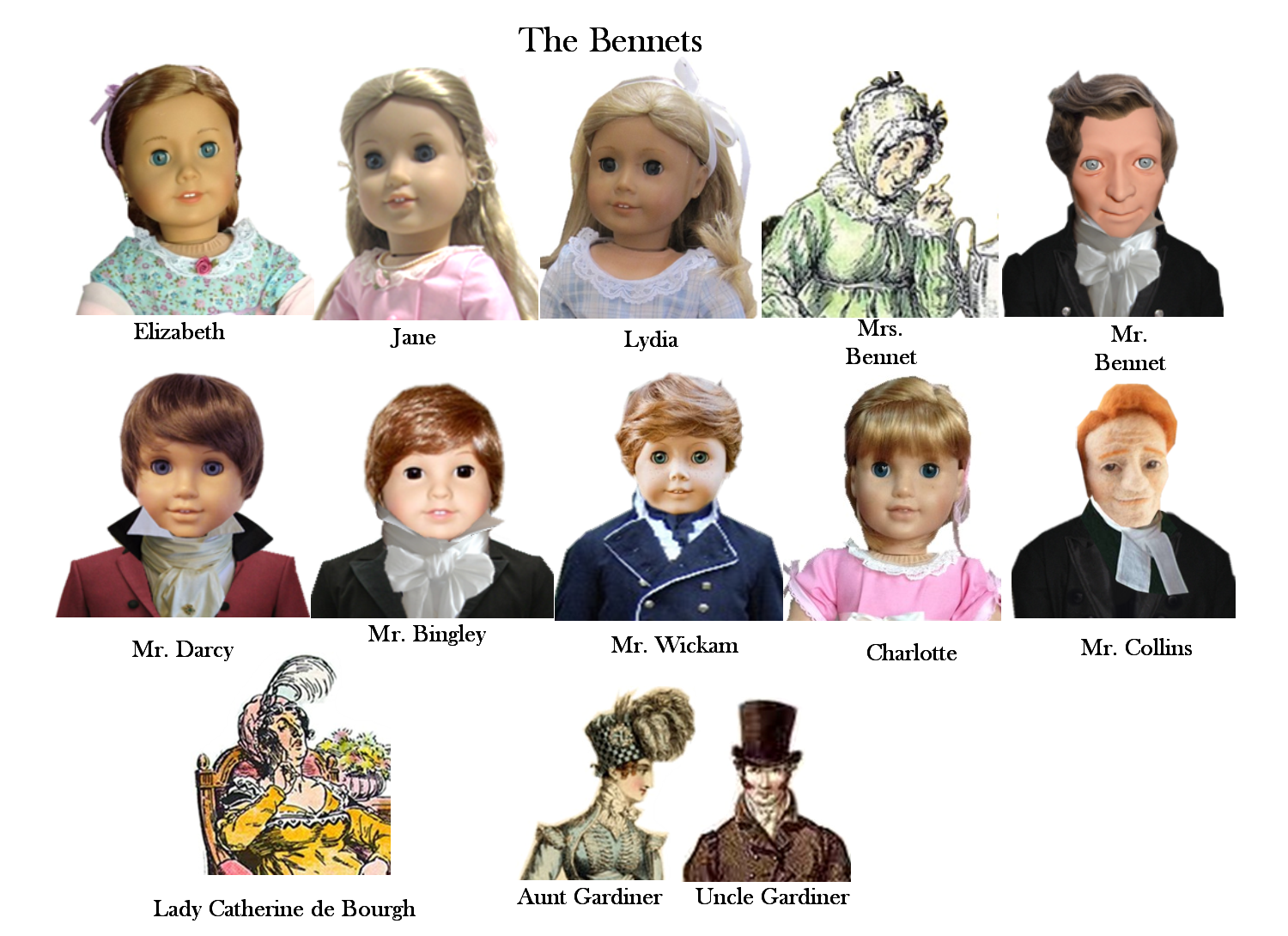 The Savage Dolls A Doll Size Pride & Prejudice Pt 1