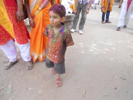 holi utsav at santiniketan