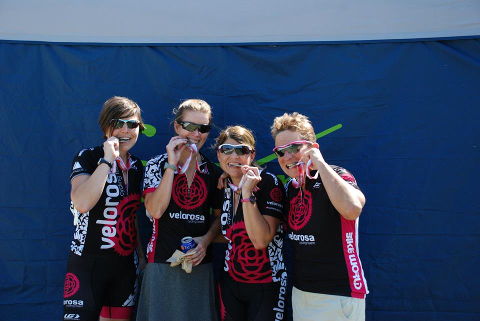 VeloRosa Women's Cycling Team VeloRosa Wins State Team Time Trial