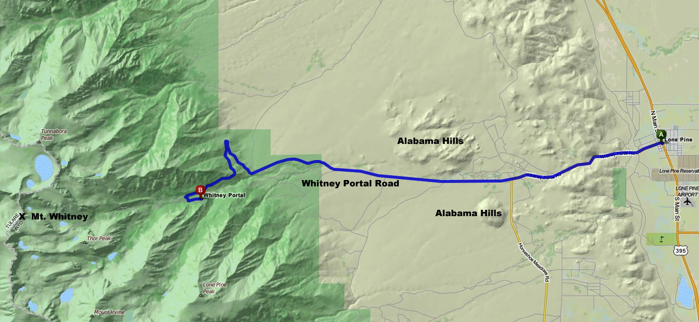 RiverBear Photo Blog Lone Pine, CA 2 Whitney Portal & Alabama Hills