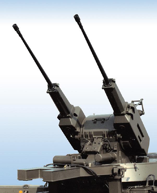 World Defense Review Artemis 30 Twin 30mm cannon carriage