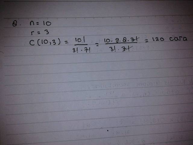 24 Contoh Soal Kombinasi Yang Memuat Unsur Yang Sama Kumpulan Contoh Soal