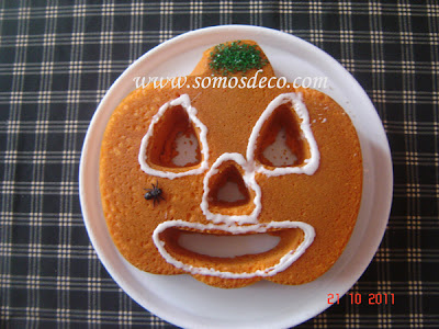 tarta calabaza halloween