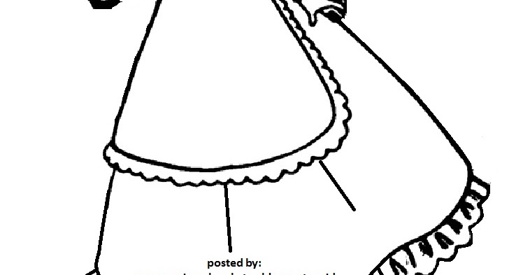 gambar mewarnai baju muslim anak