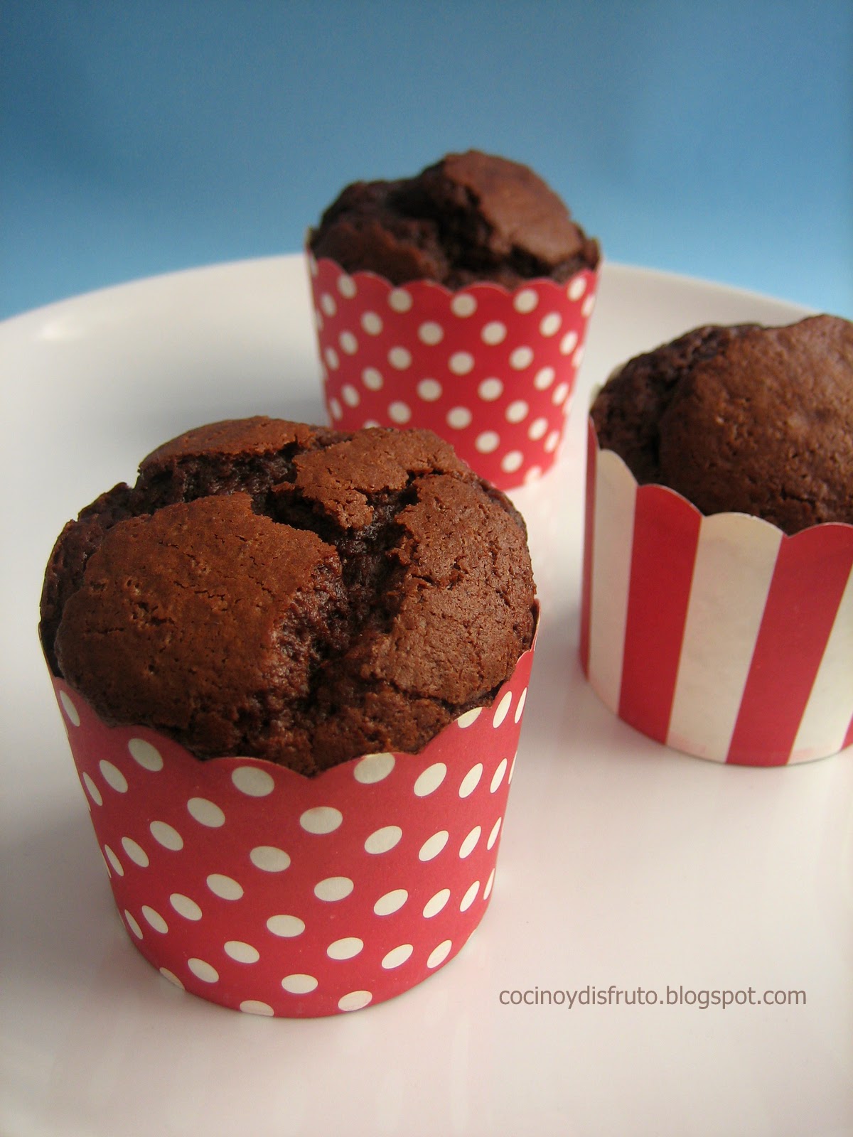 cocino y disfruto MUFFINS DE CHOCOLATE