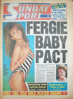 front page of Sunday Sport dated 12 October 1986