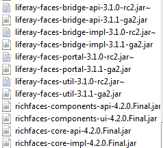 update the Liferay portlet bridge to version 3.1.1
