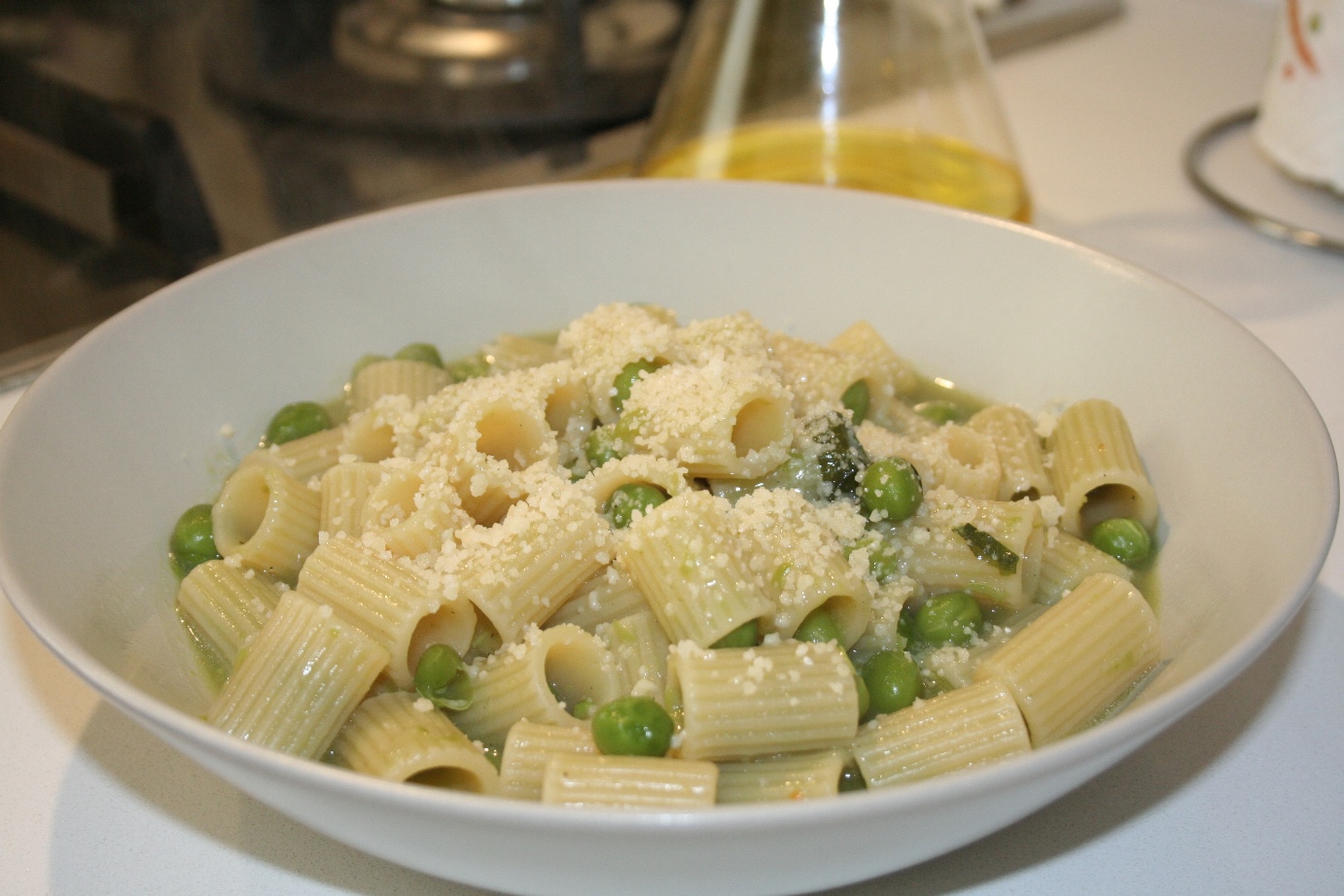 in cucina con Francy pasta con piselli freschi