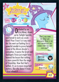 My Little Pony The Great and Apologetic Trixie Series 2 Trading Card