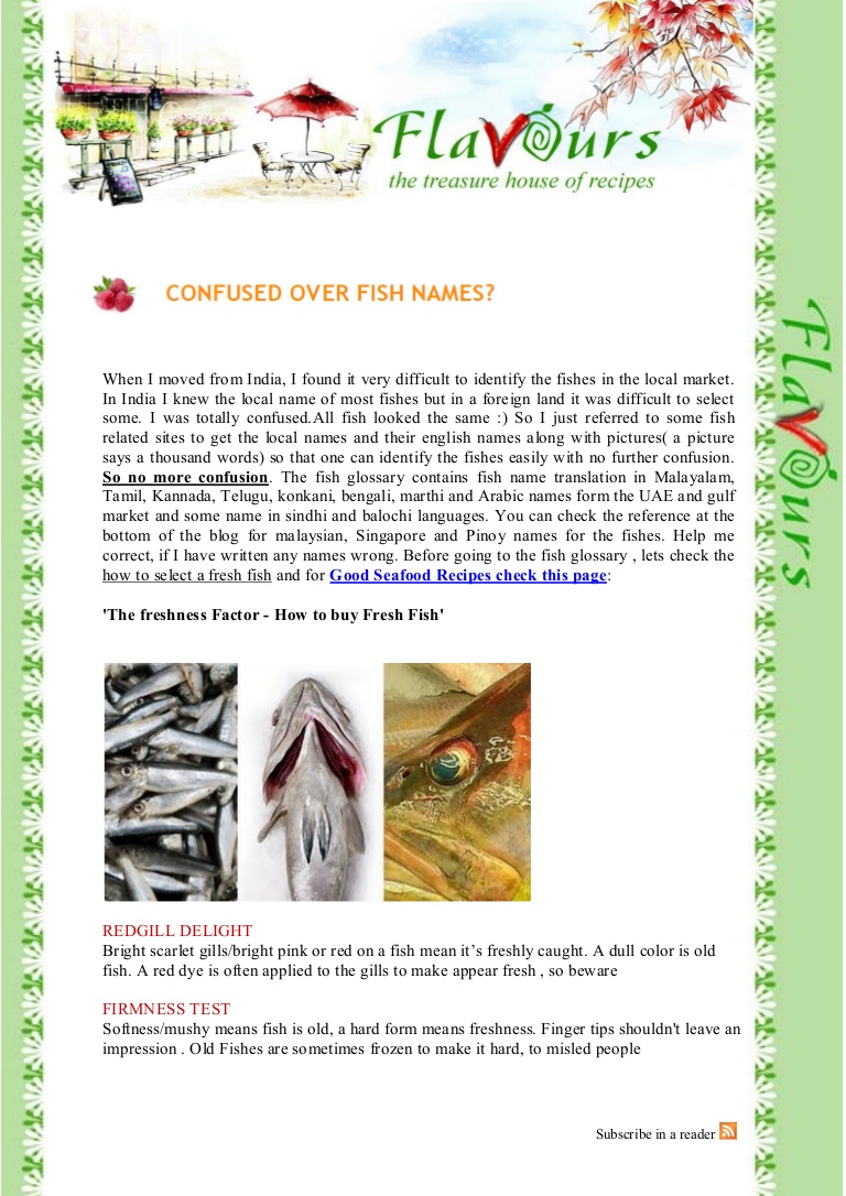 salmon fish in telugu Scribd india