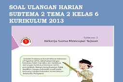 Soal Ulangan Harian Kelas 6 Tema 2 Subtema 2 Edisi Revisi 2018 Kurikulum 2013