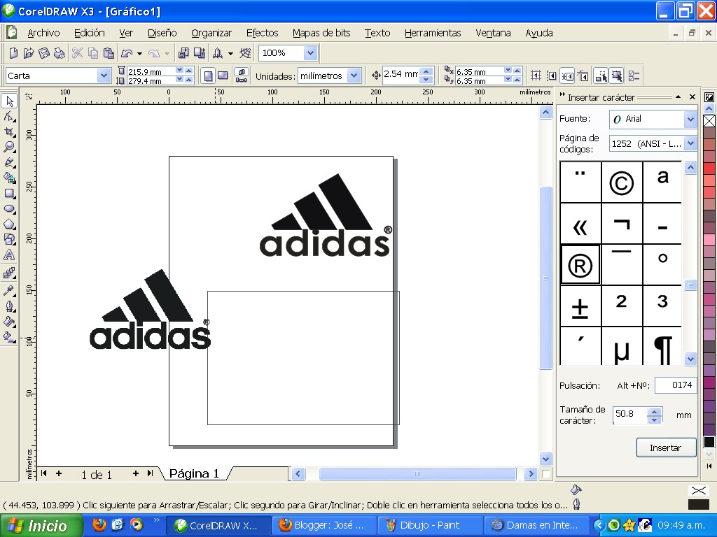 José Rios..........: Como hacer el logotipo de Adidas