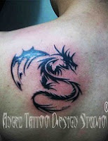Tribal Dragon Tattoo Design,Dragon Tattoo Designs