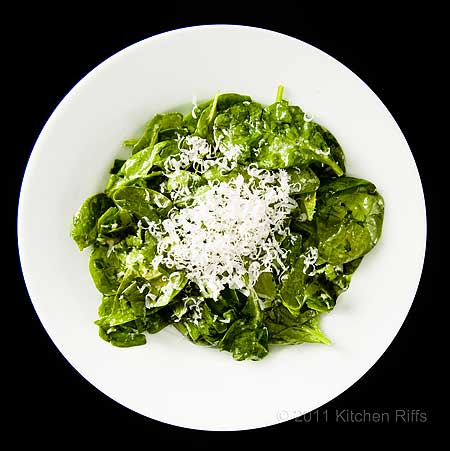 Spinach Salad with Parmesan