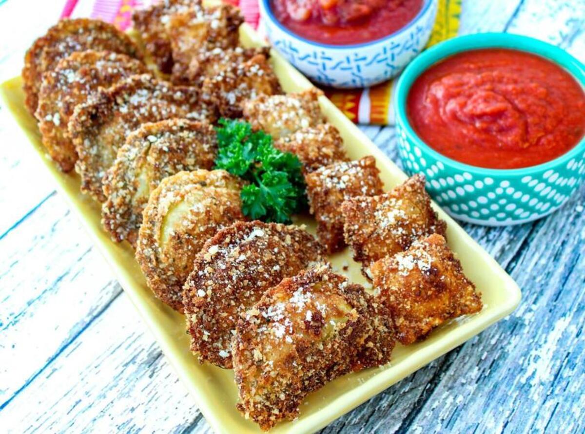 Super Duper Easy Fried Ravioli - Yum